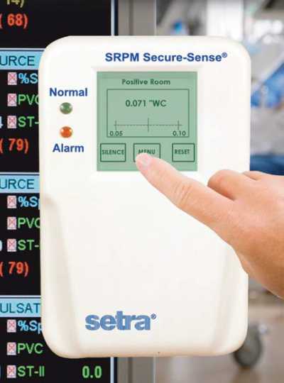 Setra Systems, Inc. - SRPM(Monitor Izolacyjności Ciśnieniowej Pomieszczenia